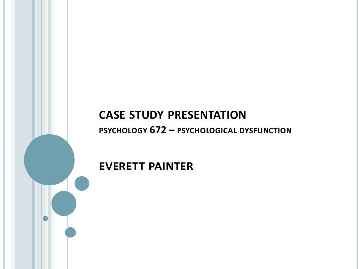 examples of case study psychology